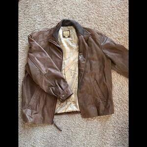 Vintage Jos A Banks Men’s XL Leather Coat